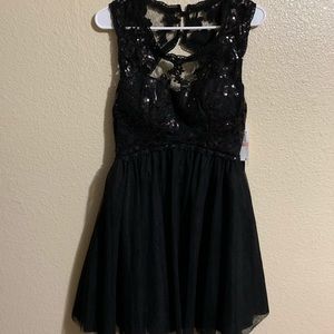 Brand New Sequin Hearts Dress